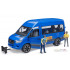 Navette de transport MB Sprinter Transfer avec figurines - Bruder 02670