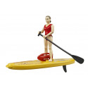 Sauveteur Bworld avec paddle et accessoires - Bruder 62785