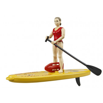 Sauveteur Bworld avec paddle et accessoires - Bruder - 62785