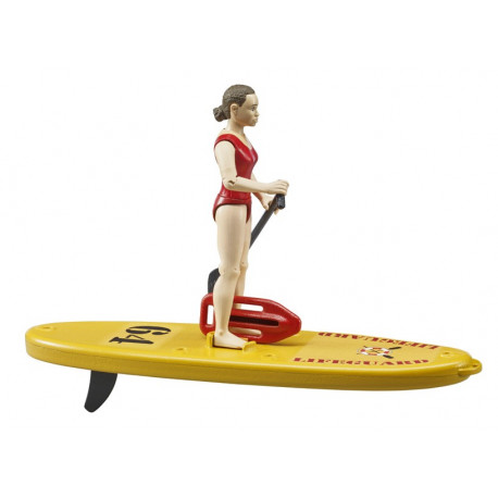 Sauveteur Bworld avec paddle et accessoires - Bruder - 62785