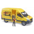 Camion DHL MB Sprinter avec conducteur et accessoires - Bruder - 02671