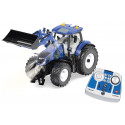 Tracteur NH T7.315 avec chargeur RC et télécommande - Siku