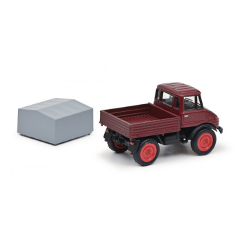 MB Unimog U406 rouge 1/87 - Schuco - 26609