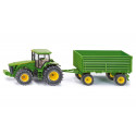 Tracteur John Deere 8430 avec remorque