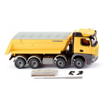 Camion benne MB Arocs / Meiller jaune 1/87 - Wiking 067449