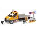 Camion municipal MB Sprinter avec accessoires - Bruder 02677