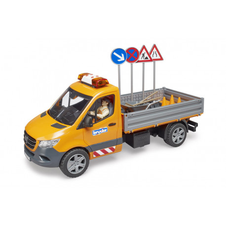 Camion municipal MB Sprinter avec accessoires - Bruder 02677