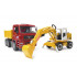 Camion benne Man TGA avec pelleteuse Liebherr - Bruder 02752