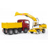 Camion benne Man TGA avec pelleteuse Liebherr - Bruder 02752