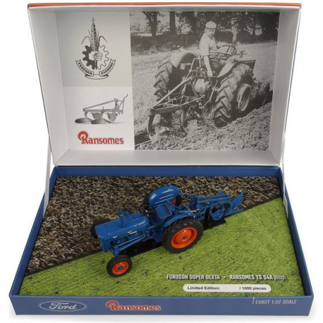 Coffret tracteur Fordson Super Dexta avec charrue - UH6377