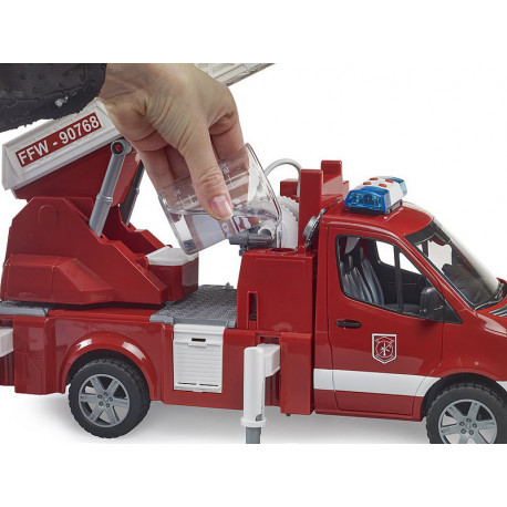 Camion pompiers MB Sprinter avec échelle - Bruder 02673