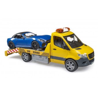 Camion dépannage MB Sprinter avec véhicule Roadster - Bruder 02675