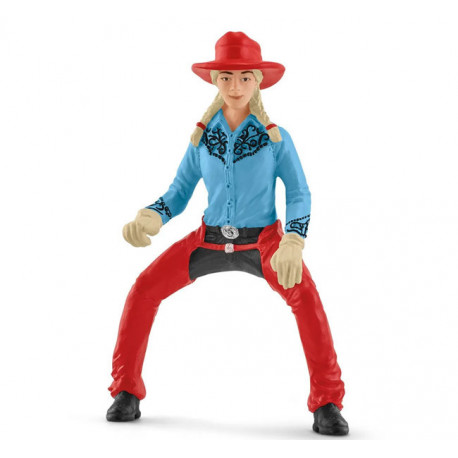 Barrel Racing avec cowgirl - Schleich 42576
