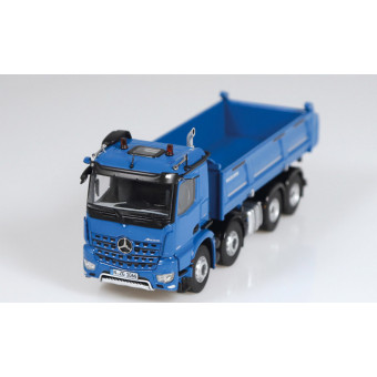 Camion benne MB Arocs 8x4 bleu - NZG 1066/20