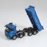 Camion benne MB Arocs 8x4 bleu - NZG 1066/20