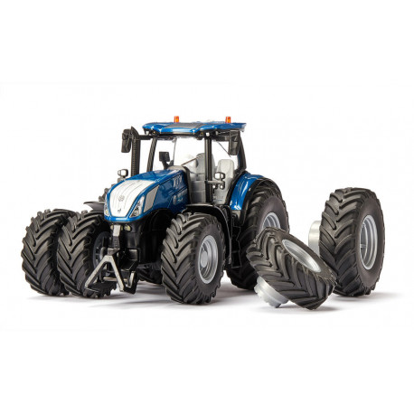 Tracteur NH T7.315 jumelé commandé par application Bluetooth - Siku 6738