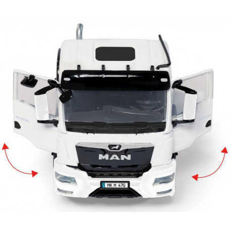Tracteur MAN TGS 18.510 4x4 BL blanc - Wiking 7652