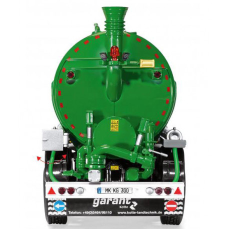 Semi-remorque citerne Garant Kotte TSA 30.000 verte - Wiking 7656