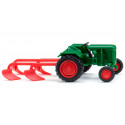 Tracteur Normag Factor avec charrue 1/87 - Wiking 039802