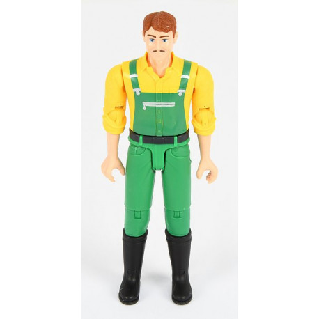 Figurine homme agriculteur 1/16 - bruder 46240 BRU46240