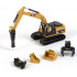 Pelle hydraulique Caterpillar 320D L avec outils - Diecast Masters 85652