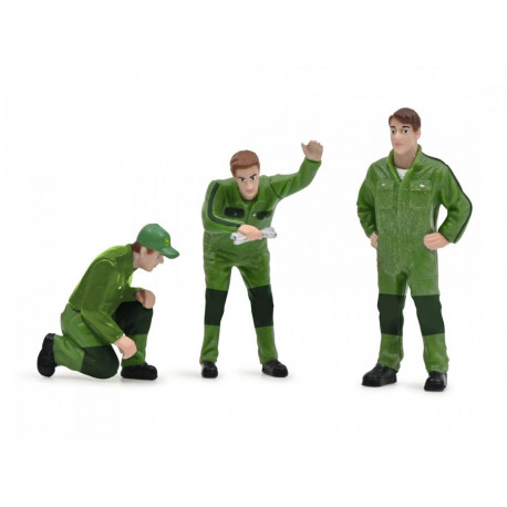 Set de 3 figurines mécaniciens John Deere - Schuco 3915