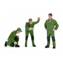 Set de 3 figurines mécaniciens John Deere - Schuco 3915