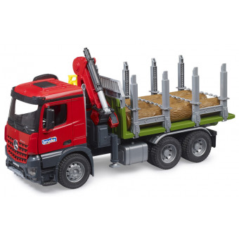 Camion transport de bois MB Arocs - Bruder 03669