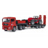 Camion porte-engins MAN TGA avec télescopique MANITOU - Bruder 02774