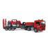 Camion porte-engins MAN TGA avec télescopique MANITOU - Bruder 02774