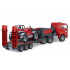 Camion porte-engins MAN TGA avec télescopique MANITOU - Bruder 02774