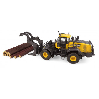 Chargeuse Komatsu WA475-10 avec pince à grumes - Universal Hobbies UH8165