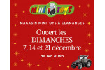 Ouvertures exceptionnelles : DIMANCHES 7, 14 et 21 décembre 2025